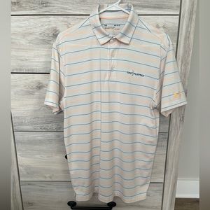Mens Under Armour The player’s championship golf polo size medium.
